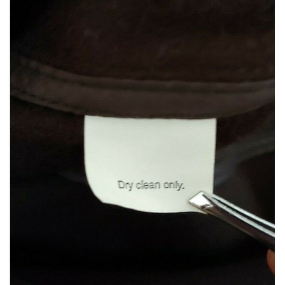 J Crew Womens Wool Coat Sz Petite Small Dark Brown Button Front PS Pockets - Picture 6 of 6